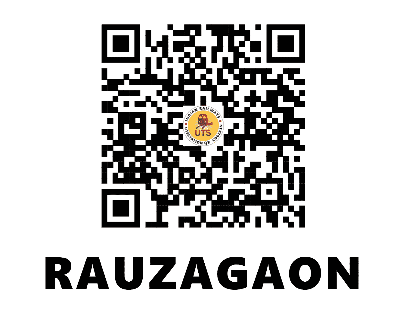UTS QR Code for RAUZAGAON - RZN (NR - UTTAR PRADESH)